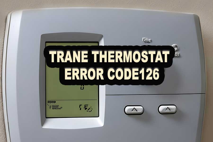 Trane Thermostat Error Code 126