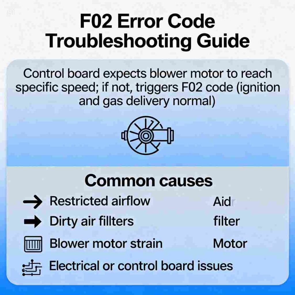 Goodman Furnace F02 Code Explained (What It Means & How to Fix It)