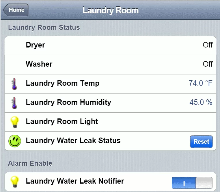 Laundry Room Uber Home Automation w- Arduino & Pi