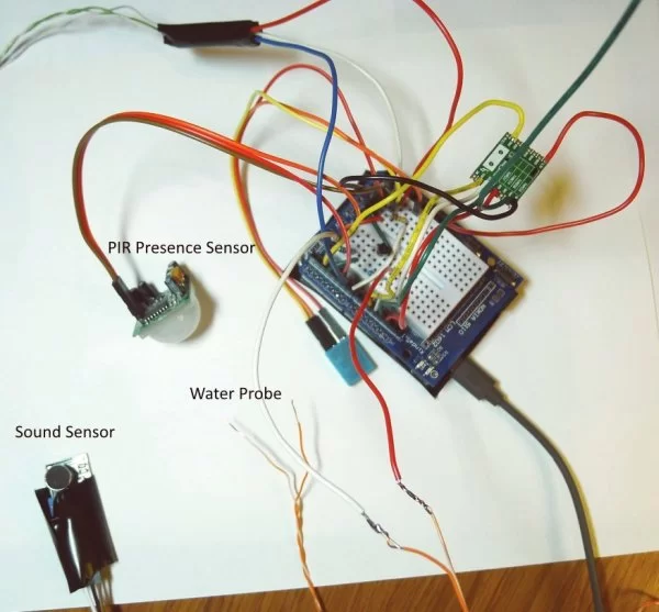 Presence sensor transistor Uber Home Automation w- Arduino & Pi