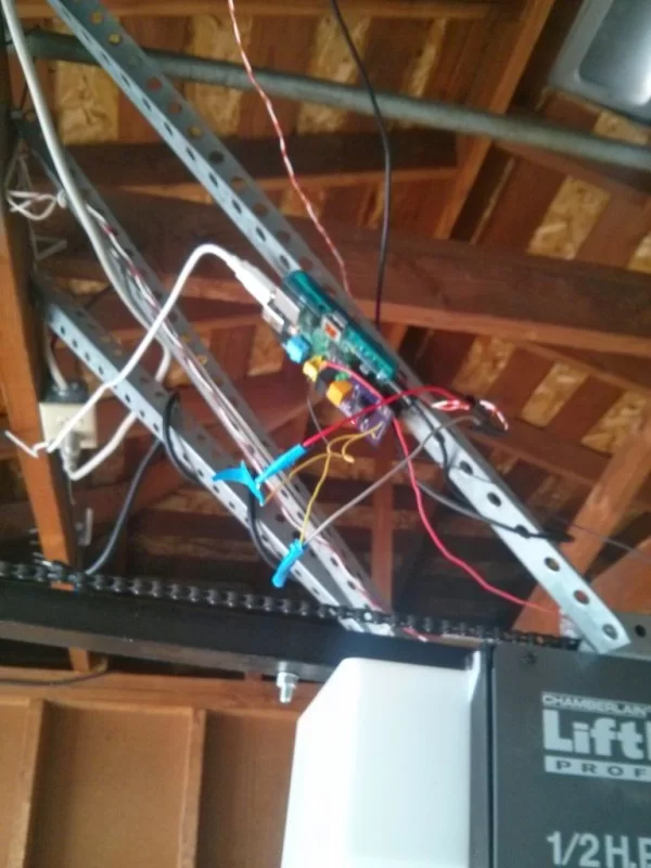 Step 10 Garage Door Controller Using Raspberry-Pi Monitor Status and Control Your Garage From Anywhere in the World!