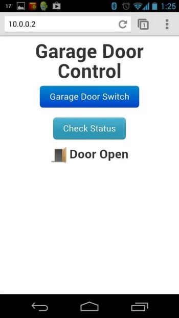 Step 5 Garage Door Controller Using Raspberry-Pi Monitor Status and Control Your Garage From Anywhere in the World!