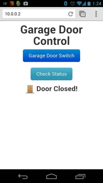 Step 5.1 Garage Door Controller Using Raspberry-Pi Monitor Status and Control Your Garage From Anywhere in the World!