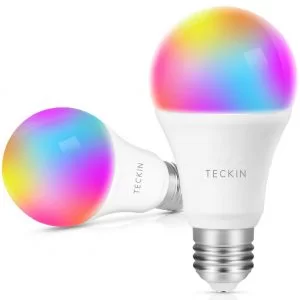 Smart Light Bulb with Soft White Light 2800k 6200k RGBW TECKIN