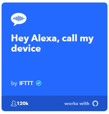 applets use alexa to find your phone