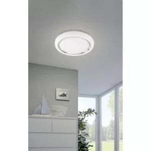 Eglo Capasso Ceiling Light White Chrome