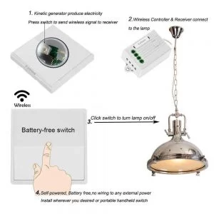 Dimmable 1 Amp Receiver for Wireless Switch controller