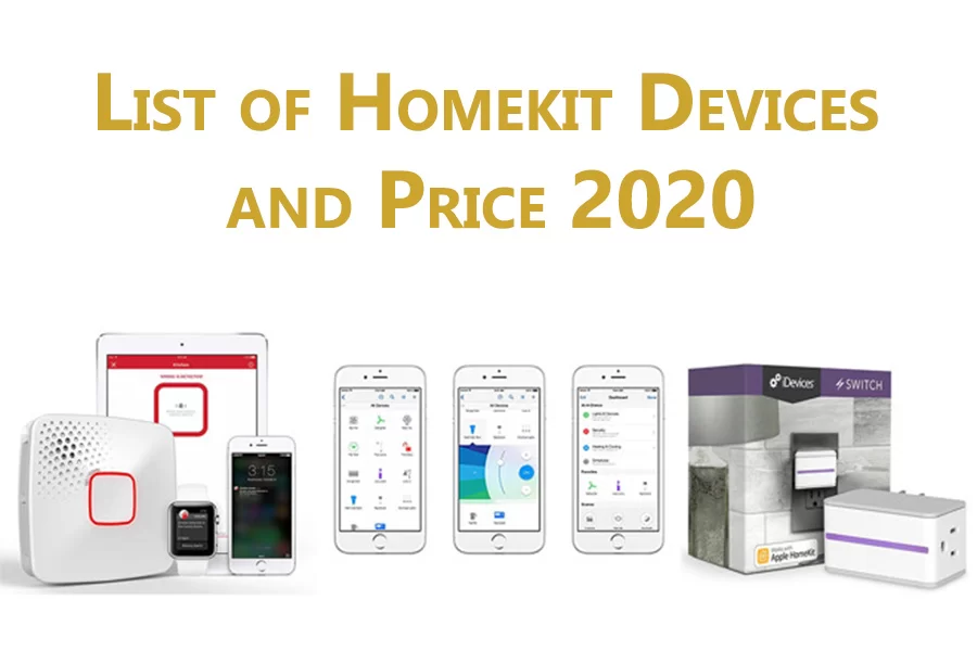 List of Homekit Devices and Price 2020