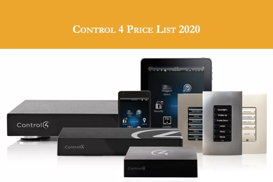 Control 4 Price List 2020
