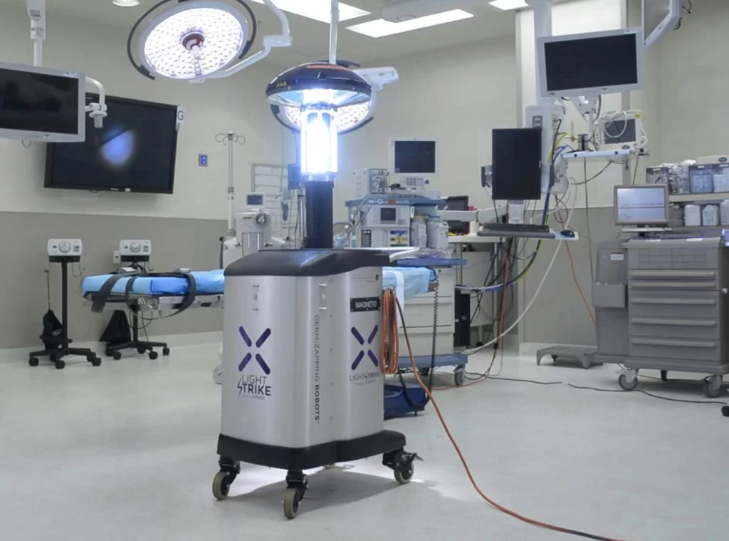 Xenex uv in UV Cleaning Disinfection Robots 