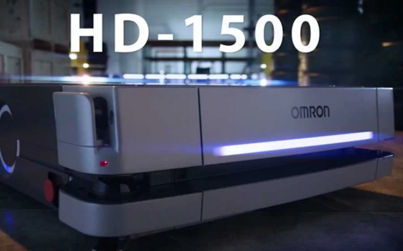 The HD-1500 mobile robot at Omron Automation