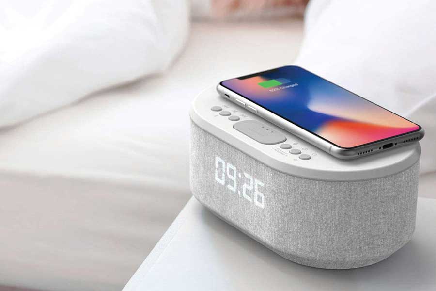 Smart Alarm Clock with Wireless Charging