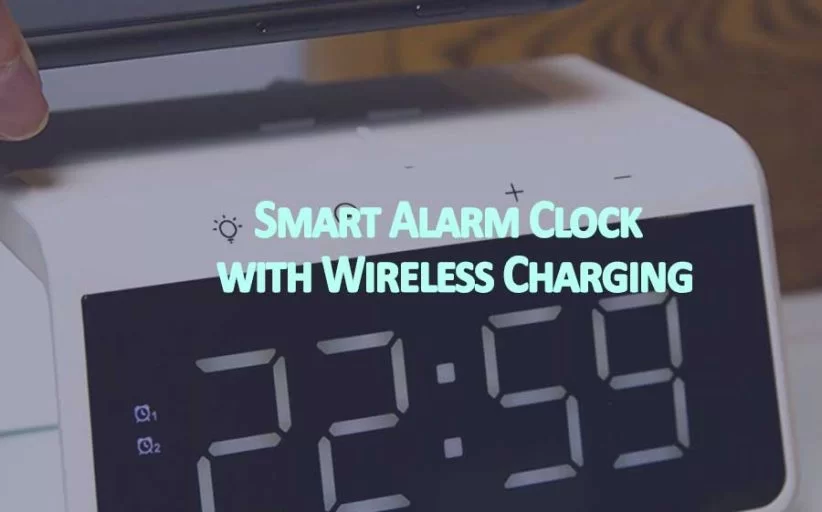 Smart Alarm Clock with Wireless Charging