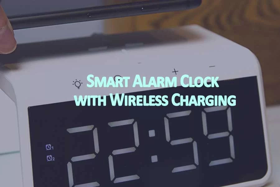 Smart Alarm Clock with Wireless Charging