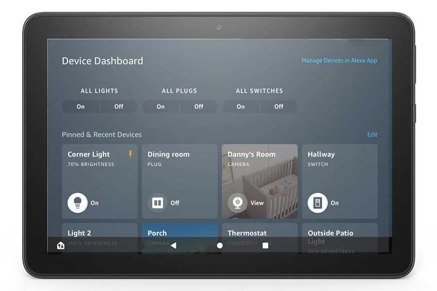 Amazon Fire Tablets Get Smart Home System Dashboard