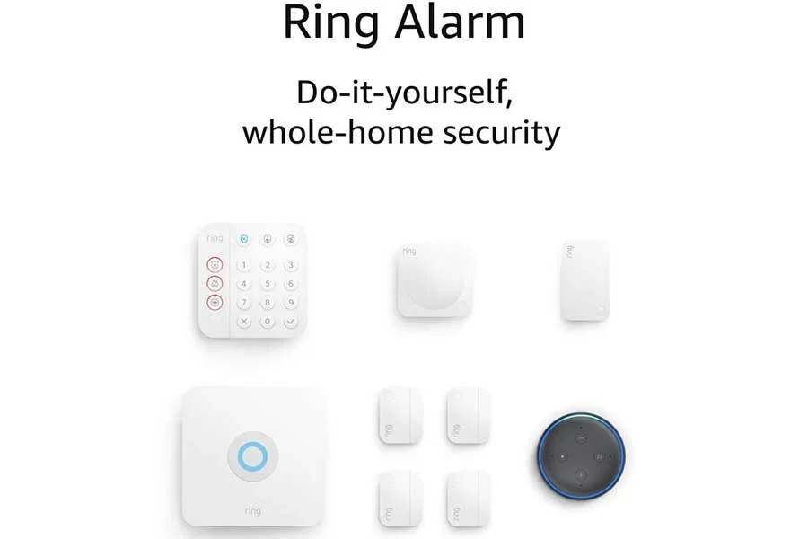 Ring Alarm 8 piece kit 2nd Gen with Echo Dot