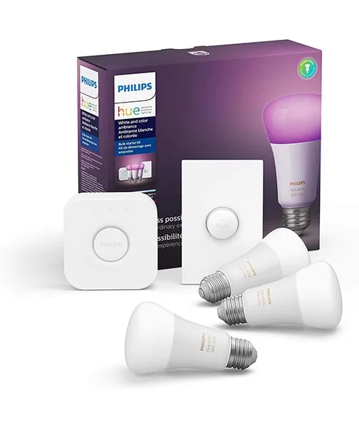 Philips Hue White and Color LED Smart Button Starter Kit