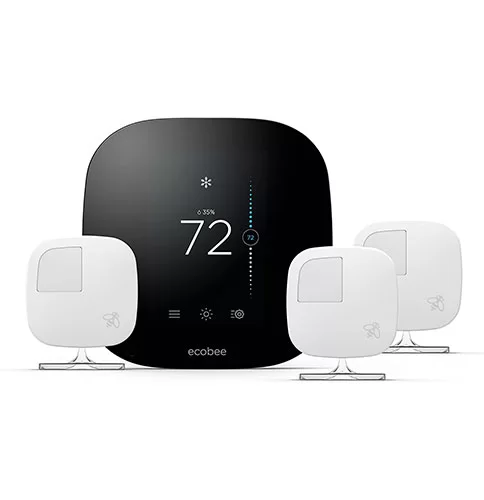 ecobee3 Smart Thermostat 3 Room Sensors Works with Alexa