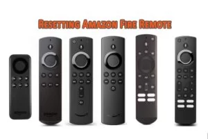 Resetting Amazon Fire Remote