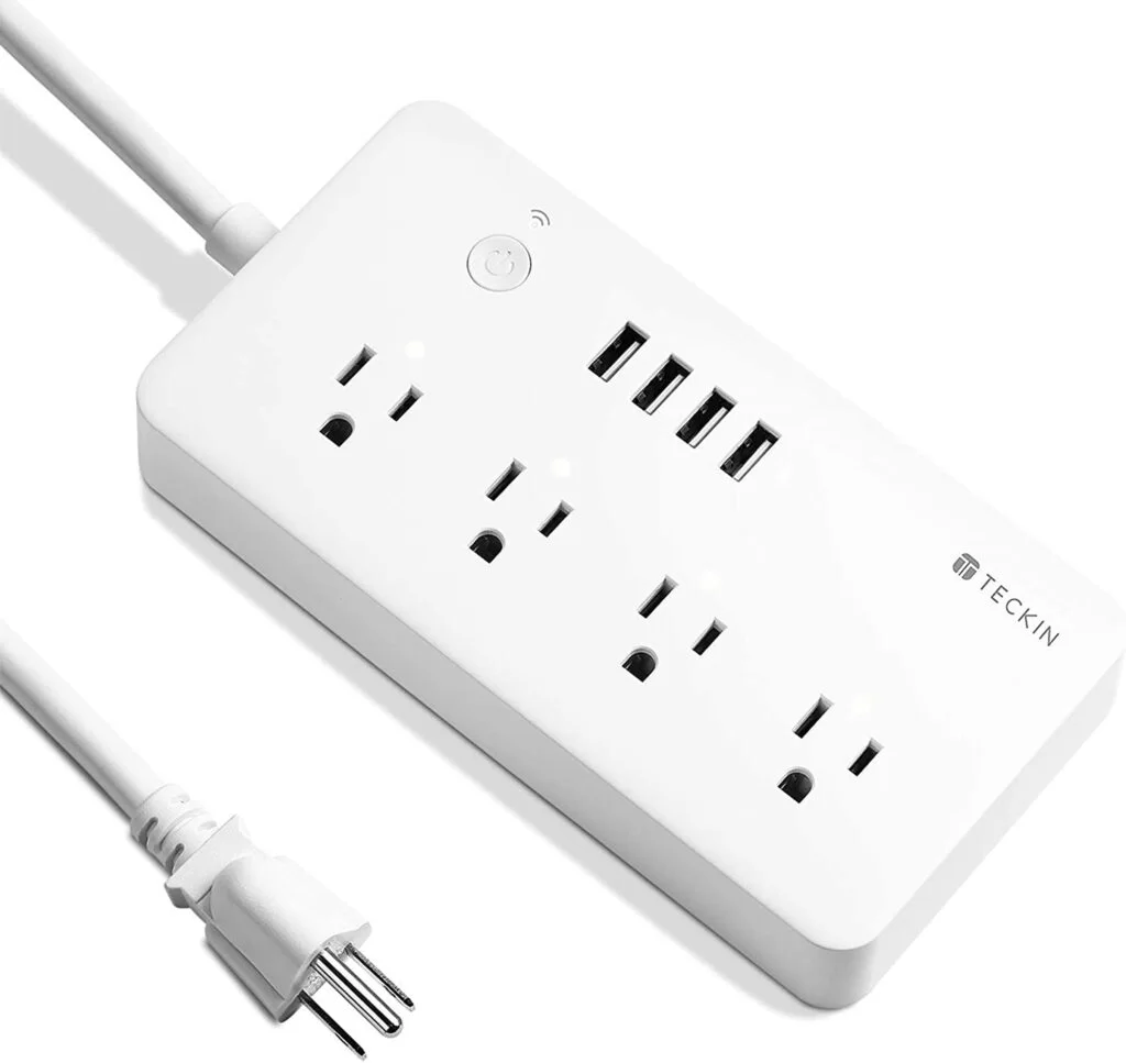 Teckin SS30 With One $27 Alexa-Enabled Smart Power Strip You Can Control Four Separate DevicesPower Strip
