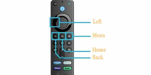 Resetting Amazon Fire Remote