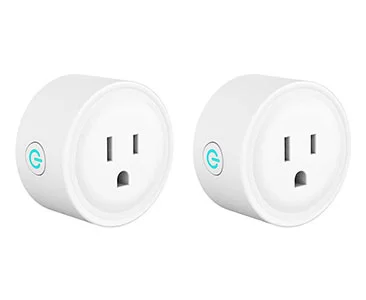 GIRIER Outdoor Smart WiFi Plug with 2 Outlets 16A Wireless Remote Control  Sockets by Smart Life App Works with Alexa Google Home