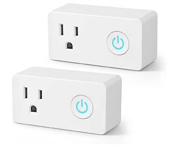 GIRIER Outdoor Smart WiFi Plug with 2 Outlets 16A Wireless Remote Control  Sockets by Smart Life App Works with Alexa Google Home