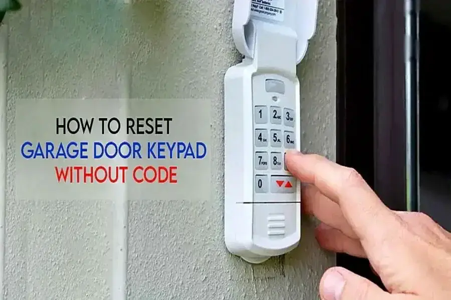How to Reset Chamberlain Garage Door Keypad Without Enter Button   Fixed Garage Door