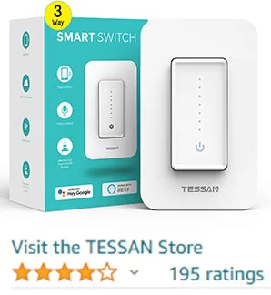 TESSAN Wi Fi 3 Way Smart Dimmer Switch