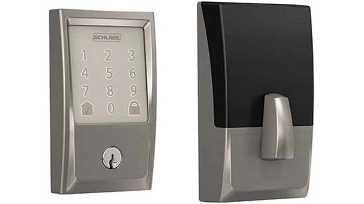 Schlage BE489WB CEN 619 Encode Deadbolt Smart Lock WiFi Touchscreen Keypad Satin Nickel 1