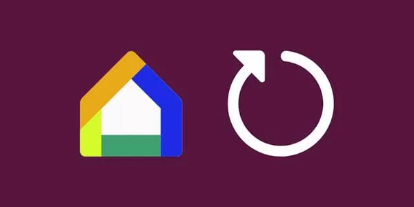 resrart the google home app
