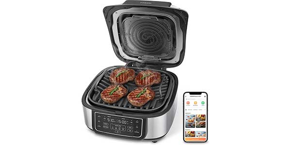 Cosori Aeroblaze indoor grill smart XL air fryer combo min