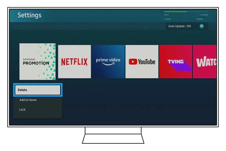 How to Restart an App on Samsung TV 