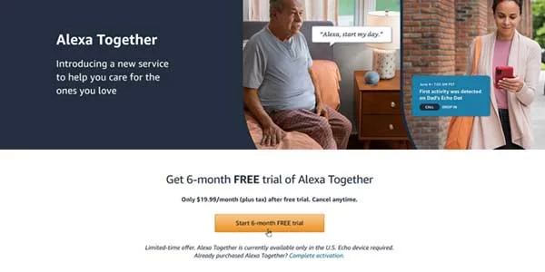 How to Care for Family Members Remotely Using an Echo Device and Alexa Together 