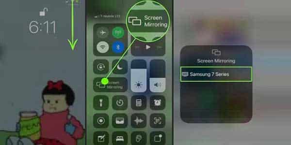 Screen Mirroring From IPHONE -