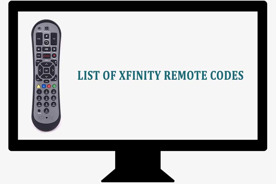 List of Xfinity Remote Codes