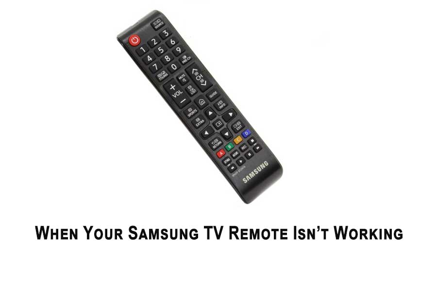 Why Samsung TV Remote Not Working Blinking Red Light