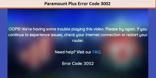 Paramount Plus Error Codes