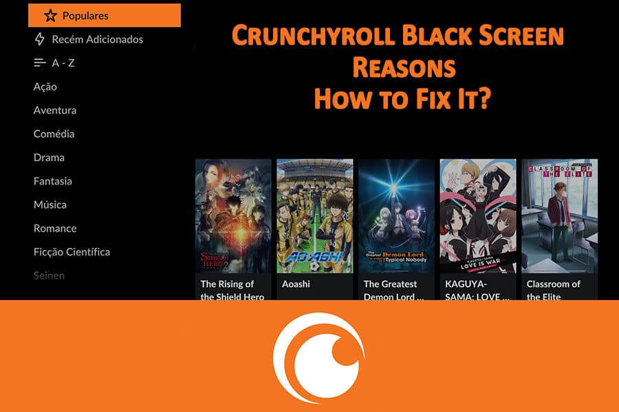 Crunchyroll Black Screen