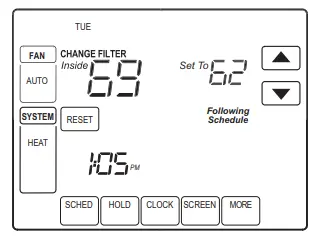 Resetting Expired Timers Trane Smart Thermostat
