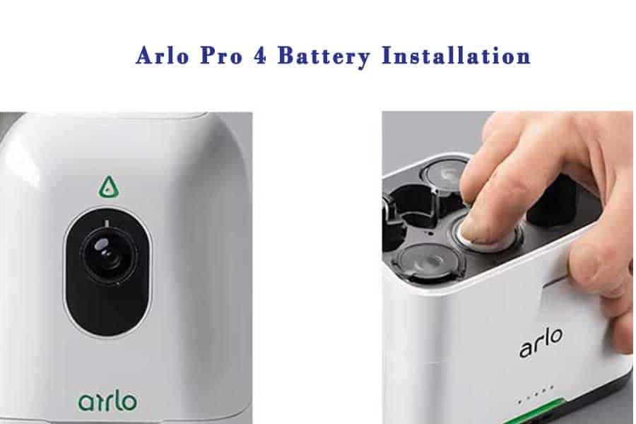 Arlo Pro 4 Battery Installation