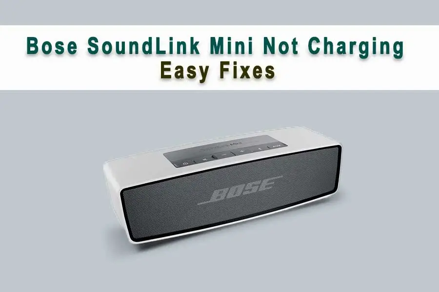 Bose SoundLink Mini Not Charging (1)