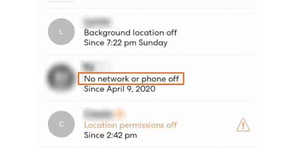What Does No Network or Phone Off Mean on Life360