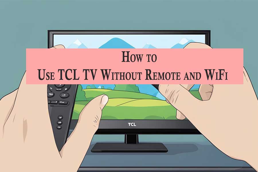 How to Use TCL TV Without Remote and WiFi