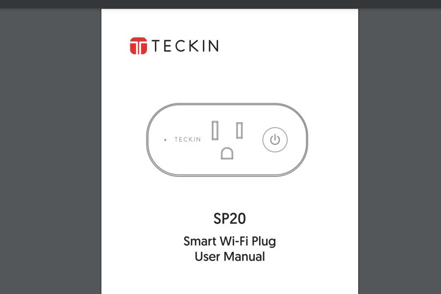 Teckin SP20 Smart Wi Fi Plug User Manual