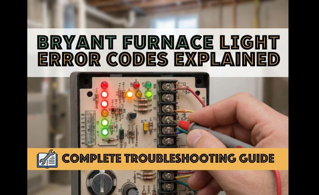 Bryant Furnace Light Error Codes Explained
