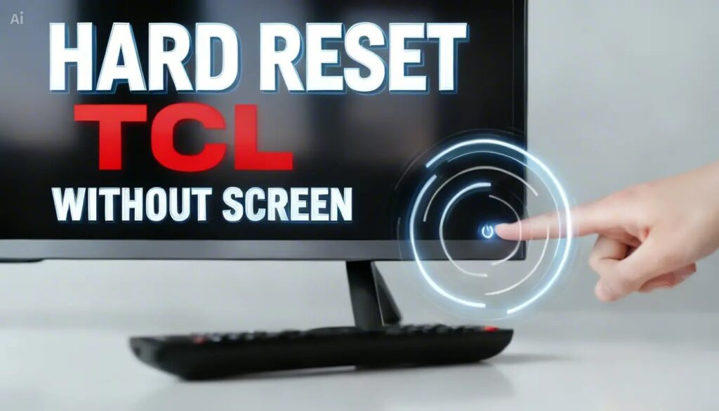 Hard Reset on TCL Smart TV Without a Screen