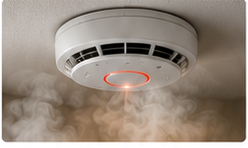Realistic smart home scene related to How many smoke and CO alarms do I need?